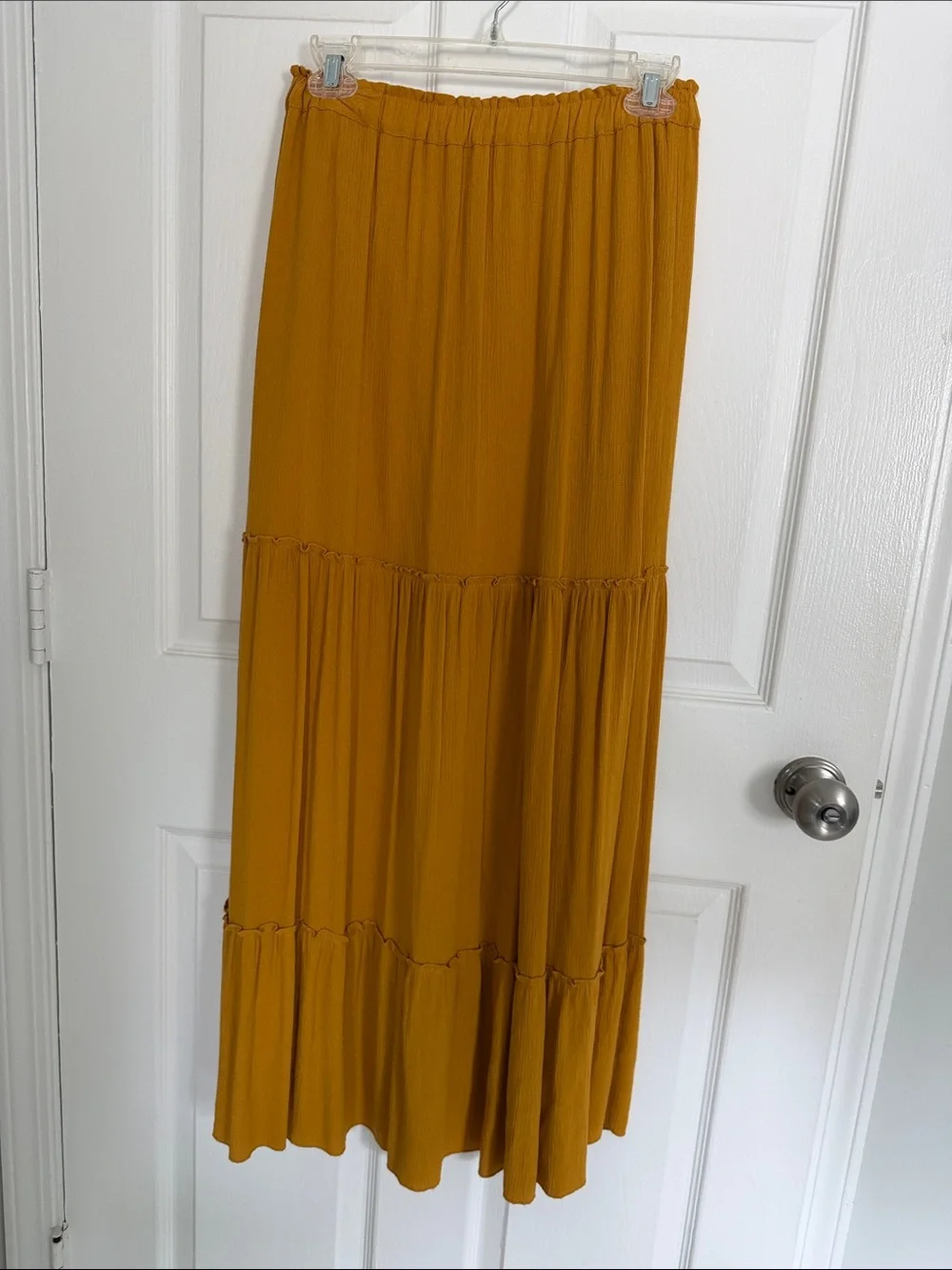 Zara Mustard Maxi Skirt - Picture 3 of 4